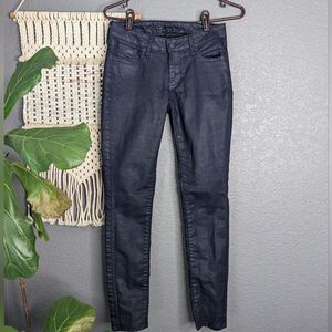 Old Navy Coated Rockstar Dark Skinny Jeans size 4